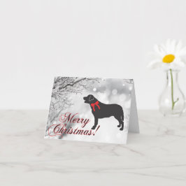 Labrador Christmas Card Karte