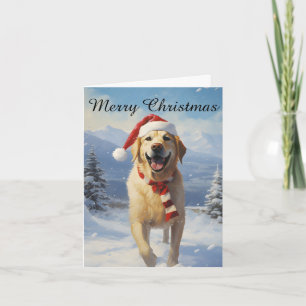 Labrador Christmas Karte