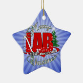 LABRADOR CHRISTMAS KLINISCHE LABORWISSENSCHAFT KERAMIK ORNAMENT (Rechts)