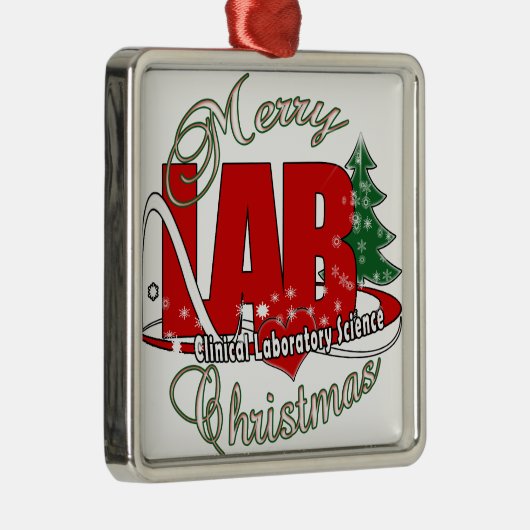 LABRADOR CHRISTMAS KLINISCHE LABORWISSENSCHAFT ORNAMENT AUS METALL (Rechts)