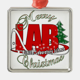 LABRADOR CHRISTMAS KLINISCHE LABORWISSENSCHAFT ORNAMENT AUS METALL