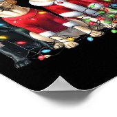 Labrador Christmas Poster (Ecke)