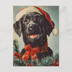Labrador Christmas Postkarte