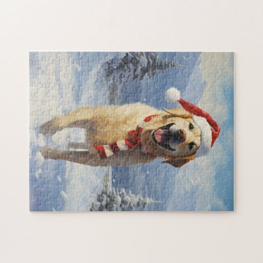 Labrador Christmas Puzzle (Horizontal)