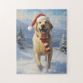 Labrador Christmas Puzzle (Vertikal)