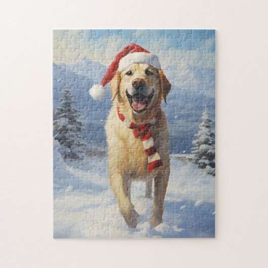 Labrador Christmas Puzzle (Vertikal)