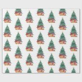 Labrador Christmas Tree Geschenkpapier (Flach)