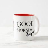 Labrador close-up Mug with you name Zweifarbige Tasse (VorderseiteRechts)