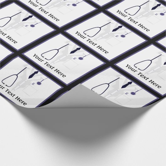 Labrador-Coat-Doctor-Papier Geschenkpapier (Ecke)