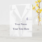 Labrador-Coat-Jacket-Grußkarte Karte (Gelbe Blume)