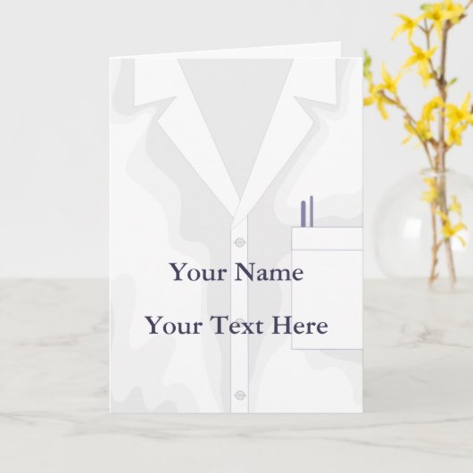 Labrador-Coat-Jacket-Grußkarte Karte (Gelbe Blume)