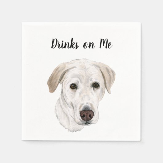 Labrador Cocktail Napkins Serviette (Vorderseite)