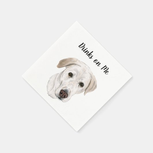 Labrador Cocktail Napkins Serviette (Ecke)