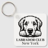 Labrador Custom Club Theme Schlüsselanhänger (Vorderseite)