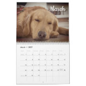 Labrador Custom Year Calendar Kalender (Mär 2027)