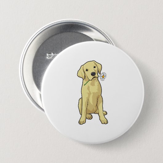 Labrador Daisy Button (Vorne & Hinten)