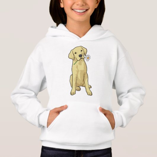 Labrador Daisy Hoodie (Vorderseite)