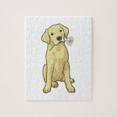 Labrador Daisy Puzzle (Vertikal)