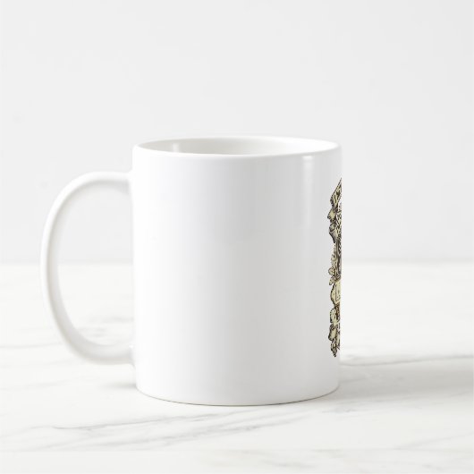 Labrador-Dame-Hund-Kronenschild_1 Kaffeetasse (Links)