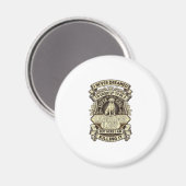 Labrador-Dame-Hund-Kronenschild_1 Magnet (Vorderseite/Rückseite)