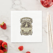 Labrador-Dame-Hund-Kronenschild_1 Serviette (Beispiel)