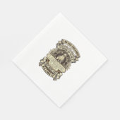 Labrador-Dame-Hund-Kronenschild_1 Serviette (Ecke)
