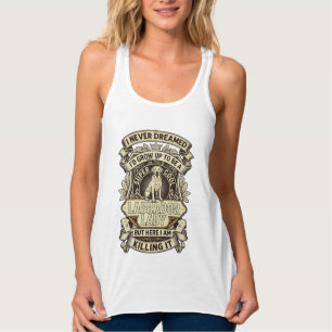Labrador-Dame-Hund-Kronenschild_1 Tank Top