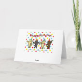 Labrador Dancing Birthday Party Karte (Rückseite)