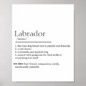 Labrador Definition Poster (Vorne)