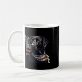Labrador der amerikanischen Flagge Eigentümer des Kaffeetasse (Links)