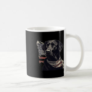 Labrador der amerikanischen Flagge Eigentümer des Kaffeetasse