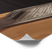 Labrador der Brauerei in roter Flanell Poster (Ecke)