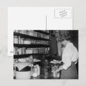 Labrador der Chemie-Frau in den 1910er Jahren Postkarte (Vorne/Hinten)