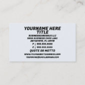 Labrador des Laborleiters Visitenkarte (Rückseite)