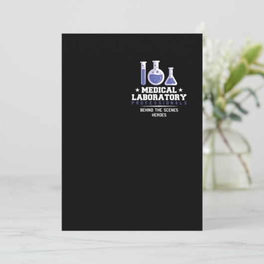 Labrador des medizinischen Laboratoriums Einladung (Stehend Vorderseite)