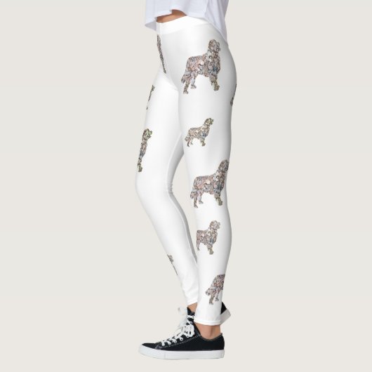 Labrador Dog Art Custom Leggings (Links)