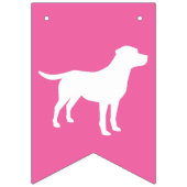 Labrador Dog Baby Dusche Wimpelkette (Zweite Fahne)