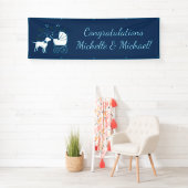 Labrador Dog Baby Shower Blue Boy Labrador Banner (Insitu)