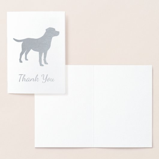 Labrador Dog Baby Shower Blue Boy Labrador Folienkarte (Anzeige)