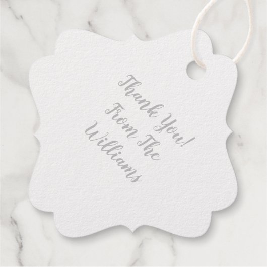 Labrador Dog Baby Shower Blue Boy Labrador Geschenkanhänger (Rückseite)