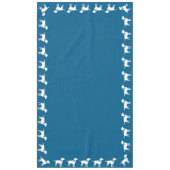 Labrador Dog Baby Shower Blue Boy Labrador Tischdecke (Vorderseite)