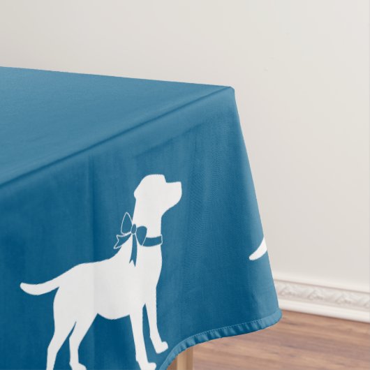 Labrador Dog Baby Shower Blue Boy Labrador Tischdecke (Beispiel)