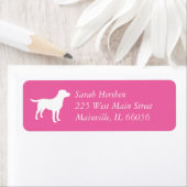 Labrador Dog Baby Shower Girl Labrador Pink (Insitu)