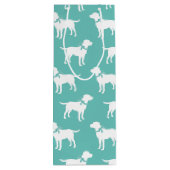 Labrador Dog Black Lab Welppy Geschenktüte Für Weinflaschen (Rückseite)