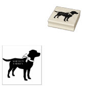 Labrador Dog Black Lab Welppy Gummistempel (Stempel)