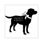 Labrador Dog Black Lab Welppy Gummistempel (Prägung)