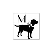 Labrador Dog Black Lab Welppy Gummistempel (Prägung)