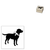 Labrador Dog Black Lab Welppy Gummistempel (Stempel)