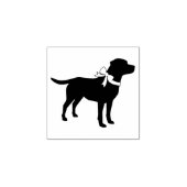 Labrador Dog Black Lab Welppy Gummistempel (Prägung)