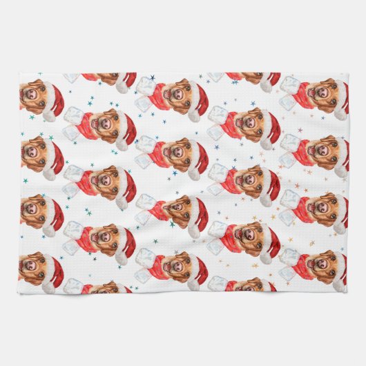 Labrador Dog Breed Christmas Geschirrtuch (Horizontal)
